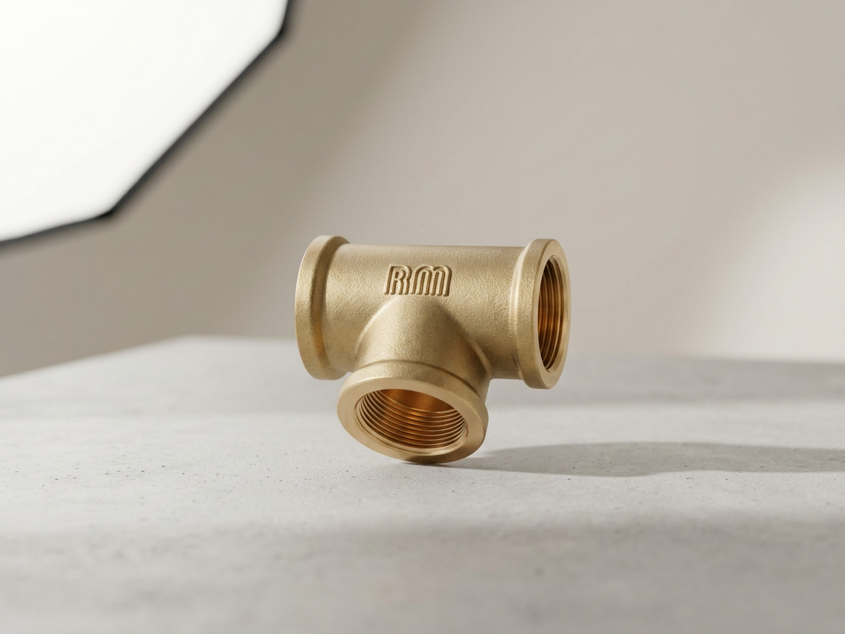 T-kus 1/2" mosadz