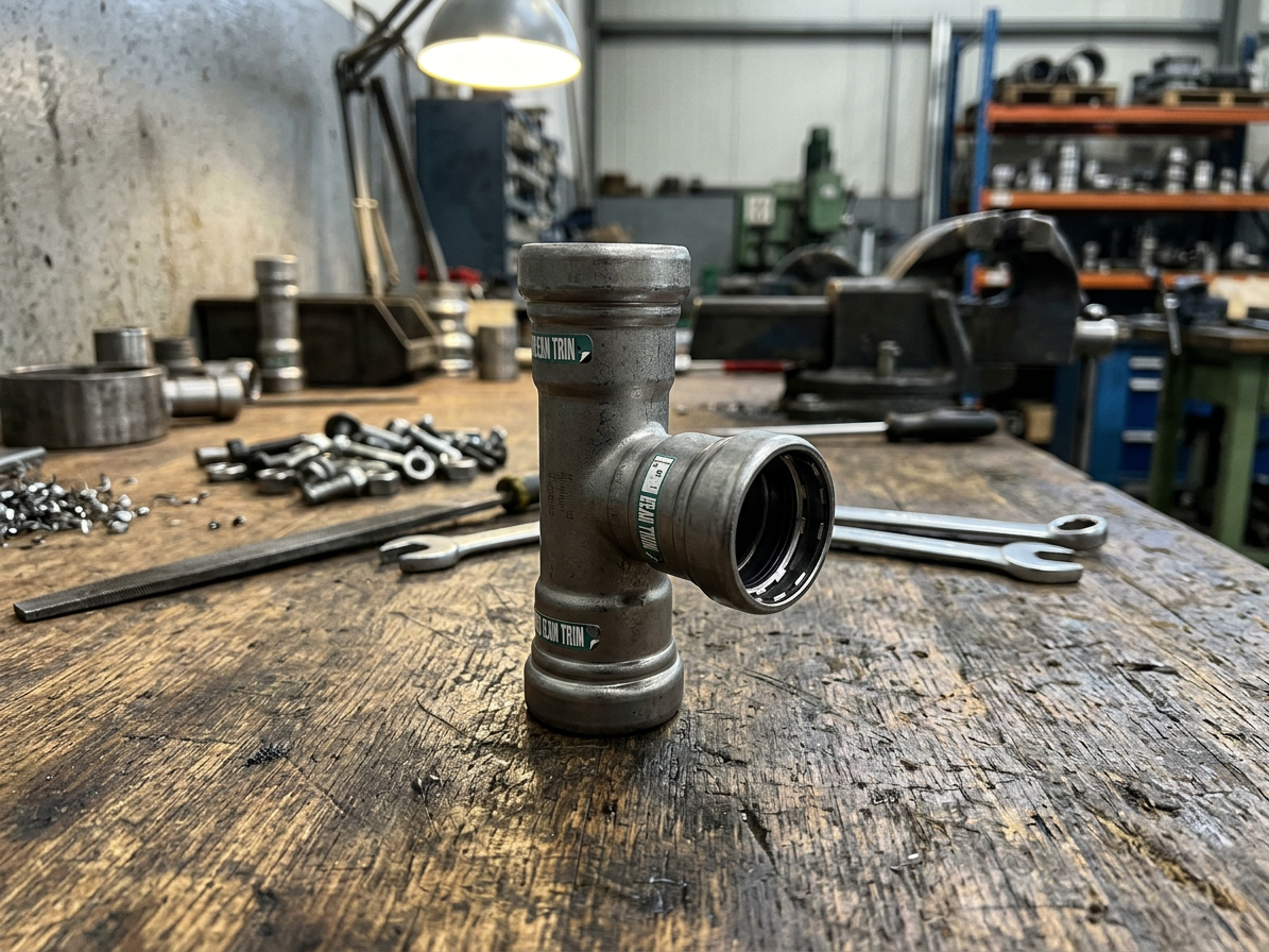 T-kus 1"x1/2"x1" Heavy Steel plyn