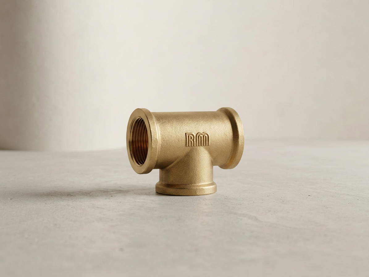 T-kus 3/4" mosadz