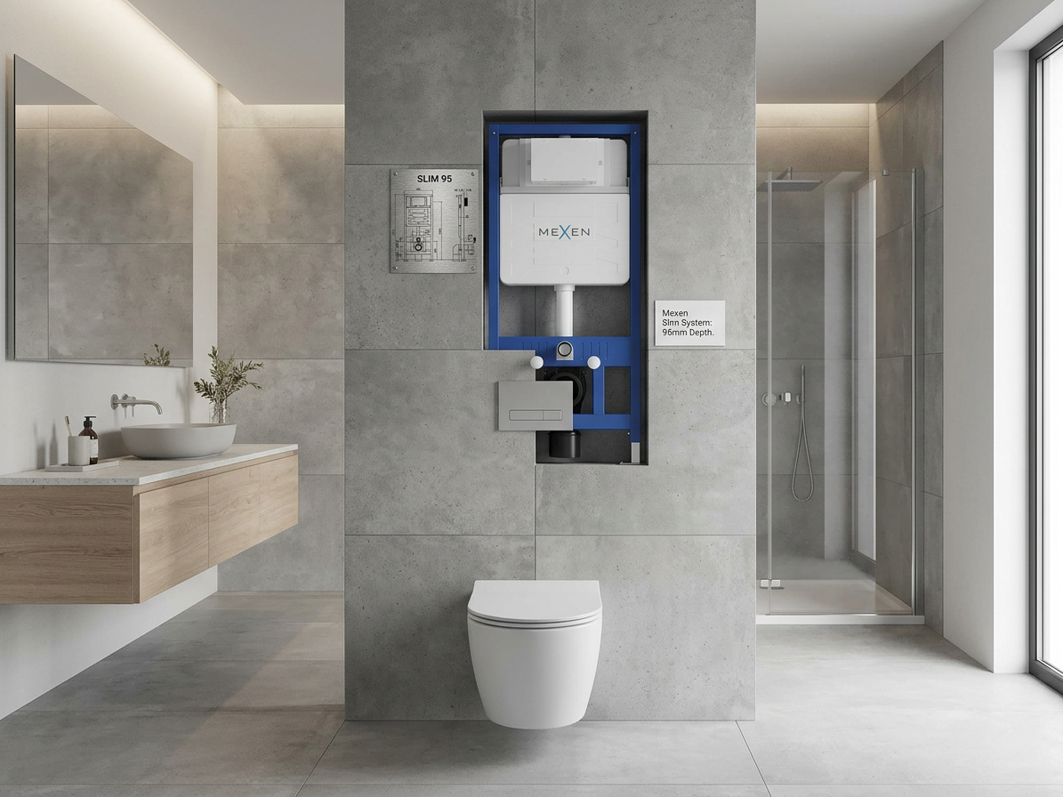 Mexen Fenix Slim podomietkový modul pre závesné WC - 60100