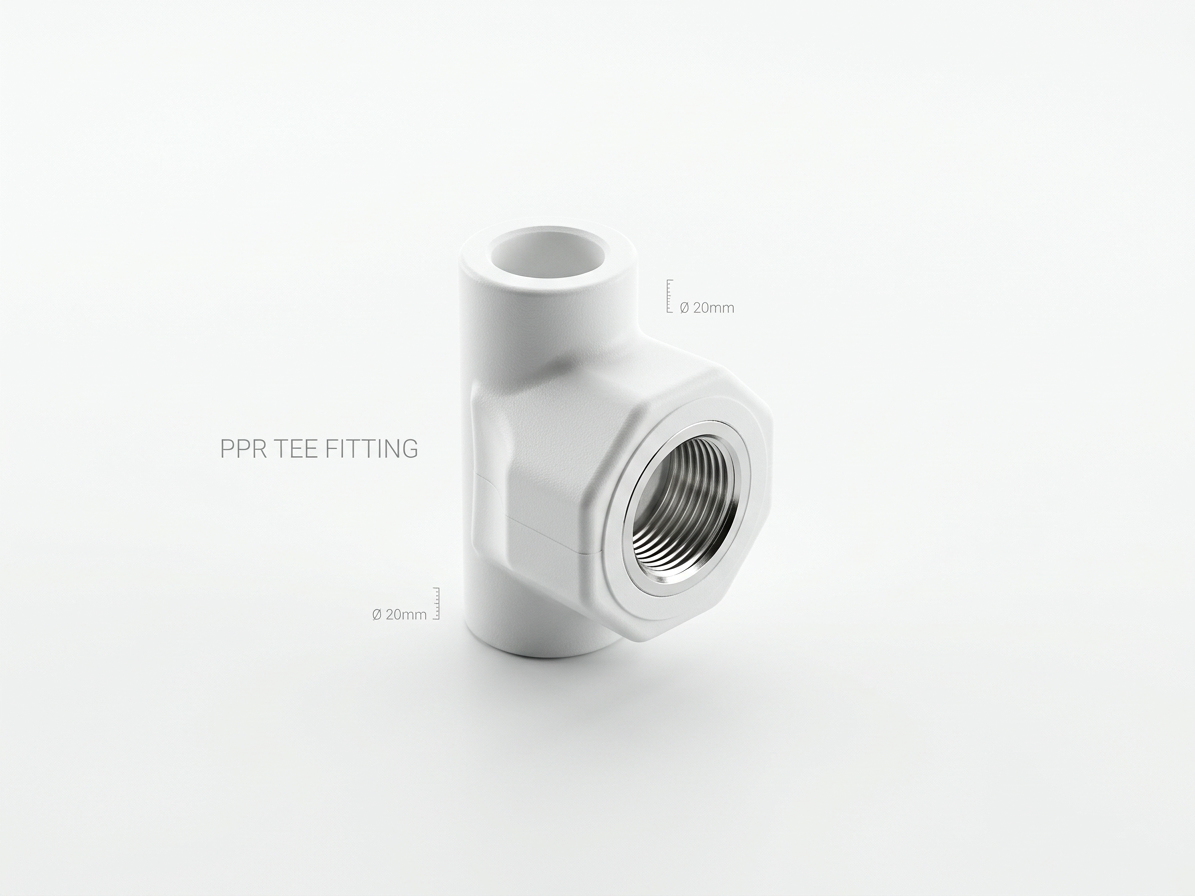 T-kus 25x1/2"x25 PPR voda vnut.z
