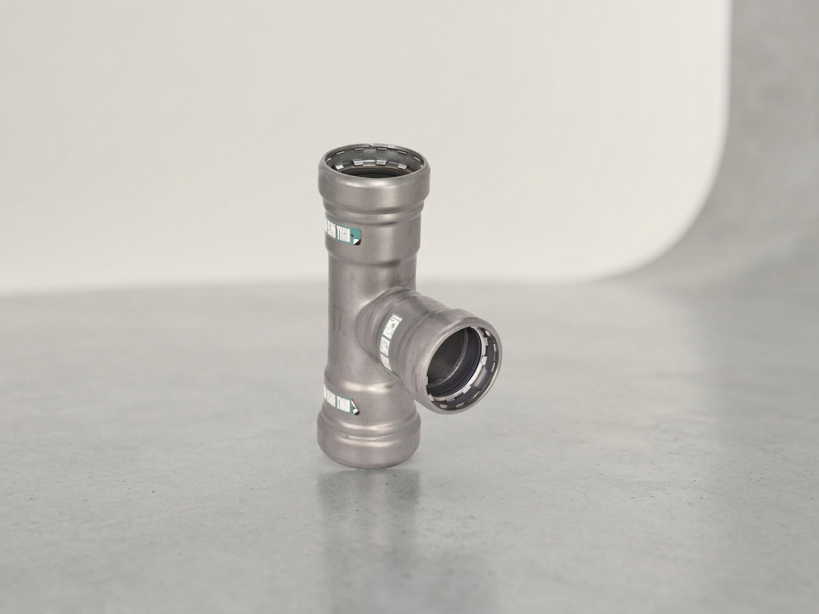T-kus 3/4"x1/2"x3/4" Heavy Steel plyn