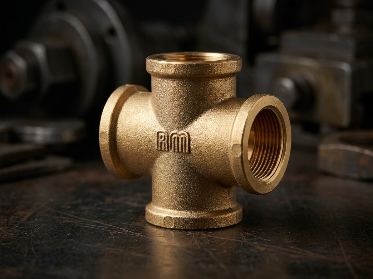 T-kus 1/2" mosadz