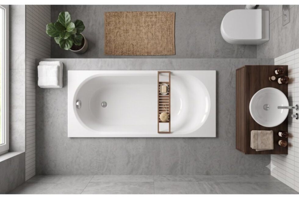Vagnerplast Kasandra vaňa klasická obdĺžniková 150x70cm akrylát biela MK22040 Aleso