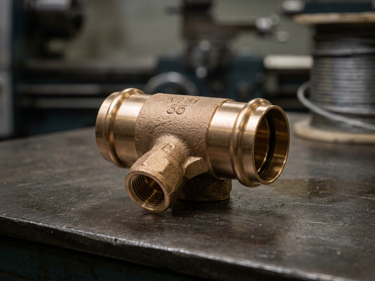 T-kus 28x1/2"x28 bronz lisovacia voda vnut.z