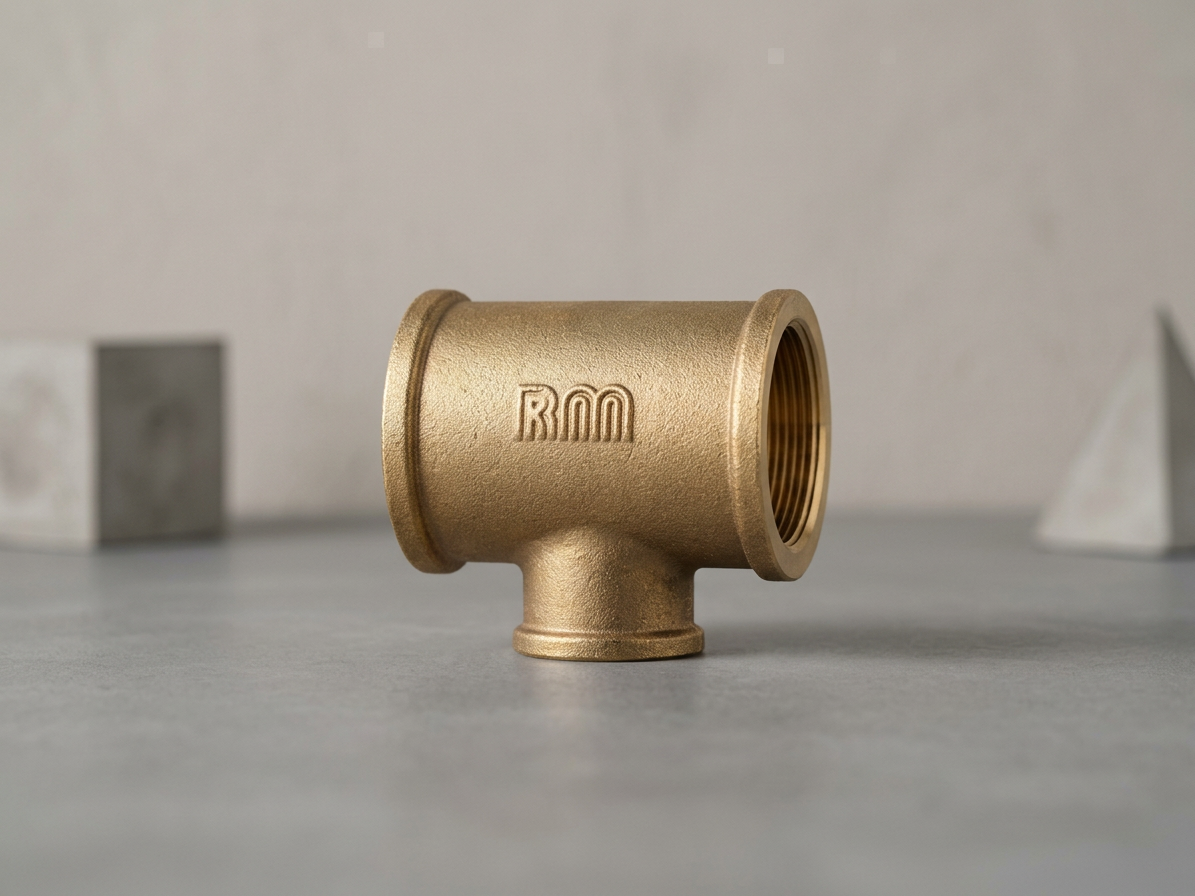 T-kus 1"x3/4"x1" mosadz redukovaný