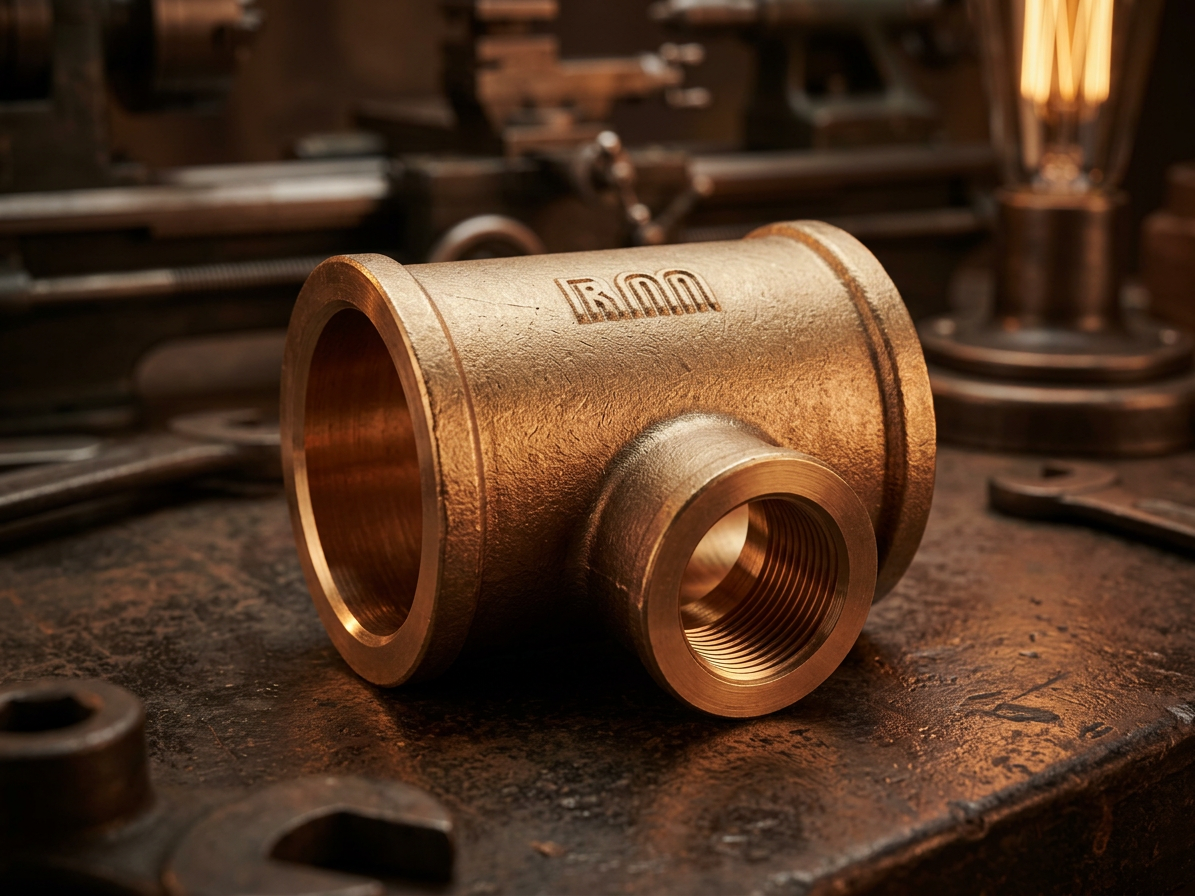 T-kus 6/4"x1/2"x6/4" mosadz redukovaný