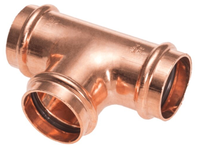 T-kus 28x18x28 meď lisovacia voda