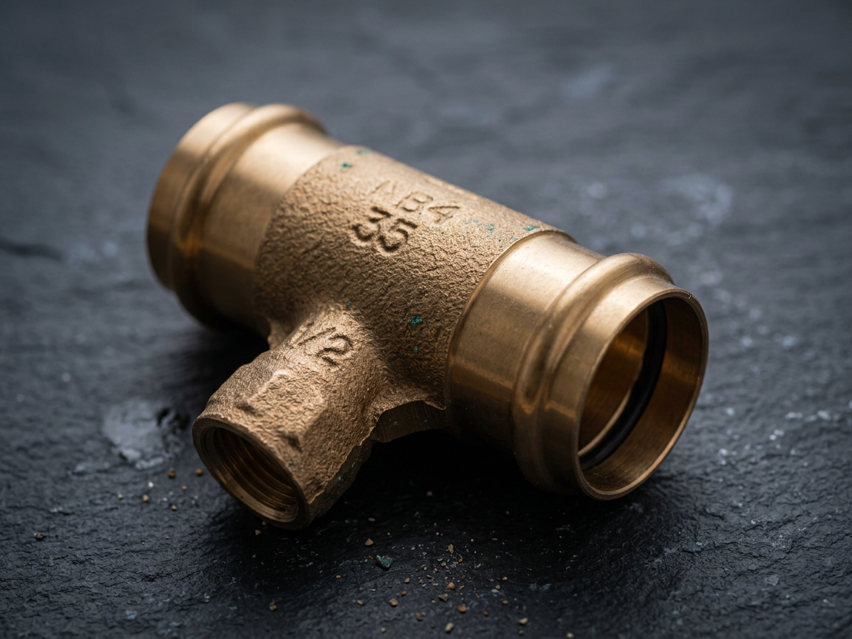 T-kus 42x1/2"x42 bronz lisovacia voda vnut.z