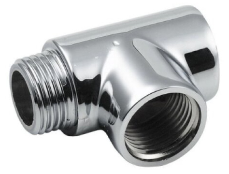 T-kus 1/2" chróm
