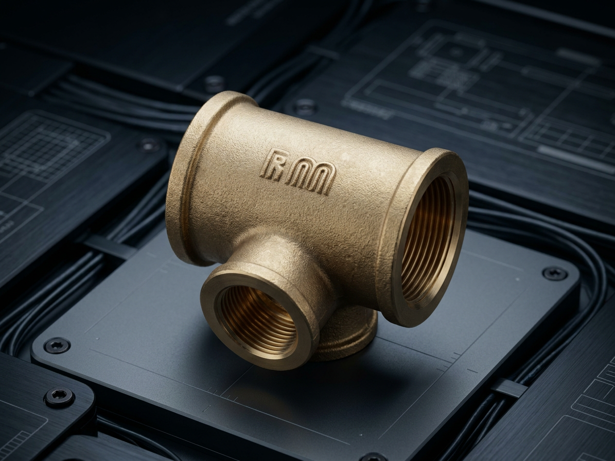 T-kus 6/4"x5/4"x6/4" mosadz redukovaný