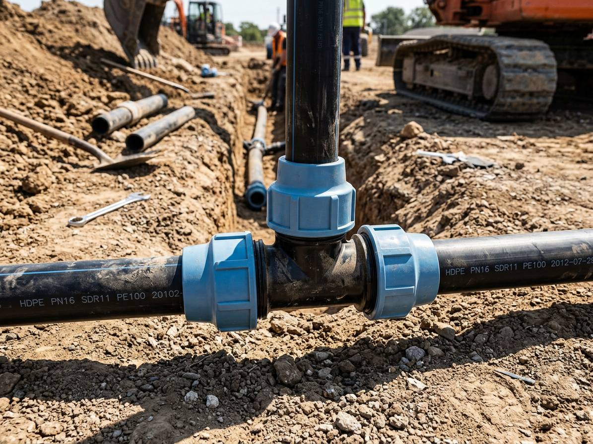 T-kus 32x1" HDPE voda vnut.z