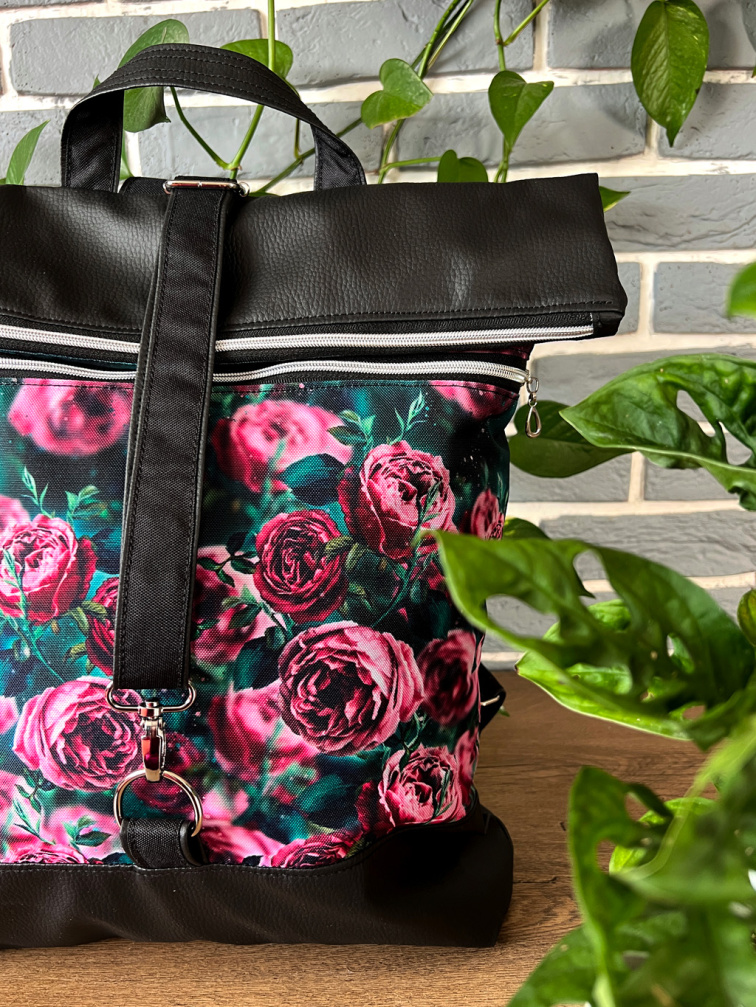 Rolovaný batoh MAXI - Smaragdově magická