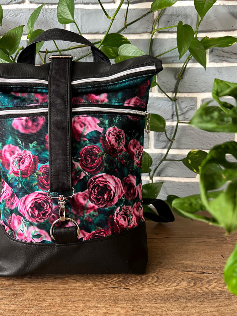 Rolovaný batoh malý - Smaragdově magická