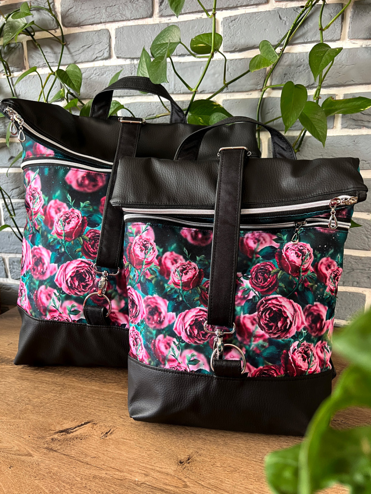 Rolovaný batoh malý - Smaragdově magická