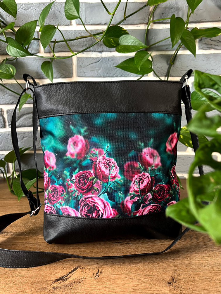 Crossbody kabelka - Smaragdově magická