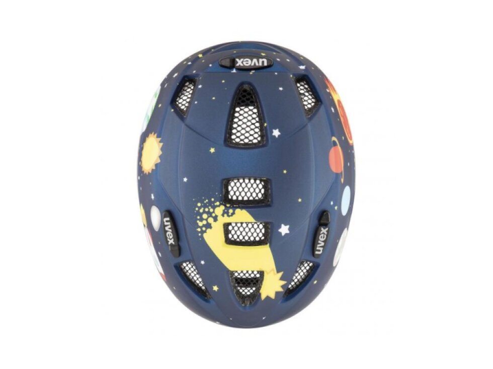 Dětská helma Uvex Kid 2 CC dark blue rocket matt