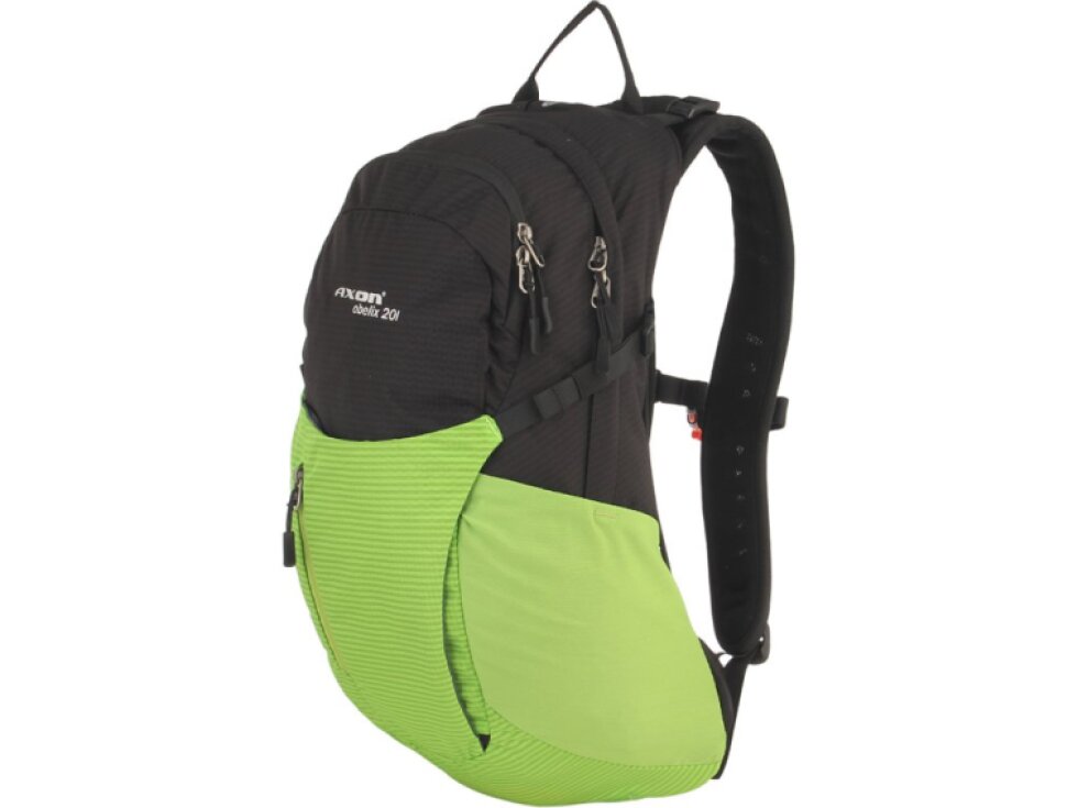 AXON batoh OBELIX 20L černo-zelenkavý