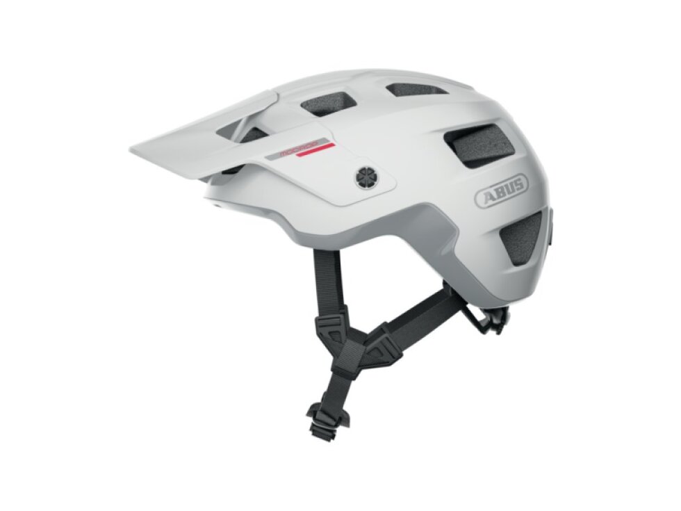 Cyklistická helma Abus MoDrop polar white