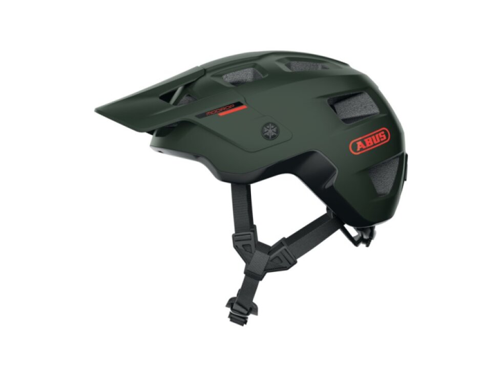 Cyklistická helma Abus Modrop pine green