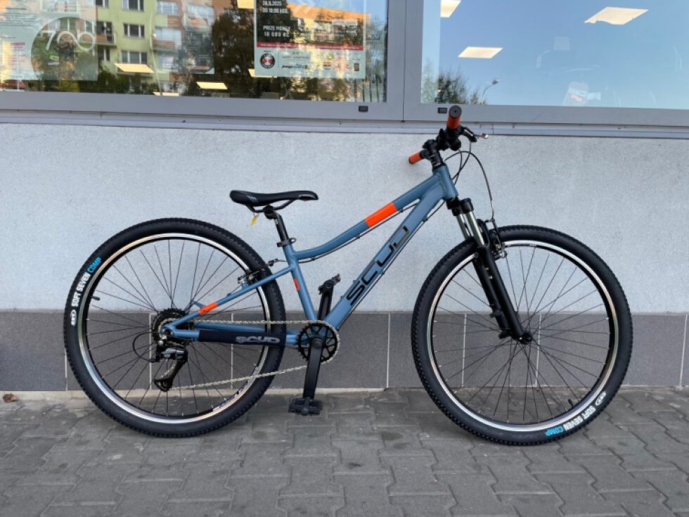 Dětské kolo Scud Umbra FS 27.5" 1x8 V-br,šedá.13"