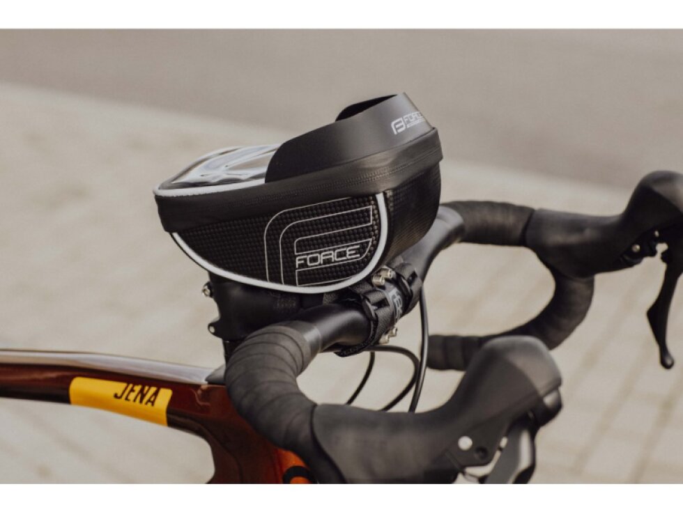 brašna na řídítka FORCE SMART XL černo-šedá