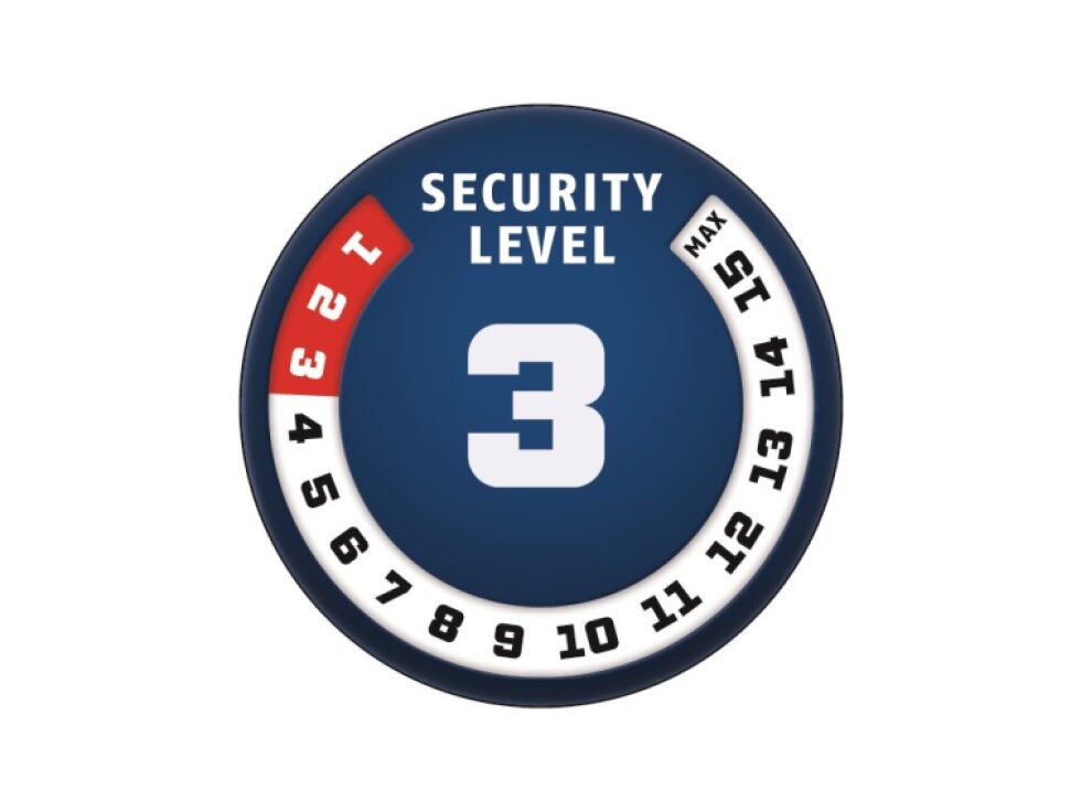 zámek ABUS 4804C/110 black Steel-O-Chain