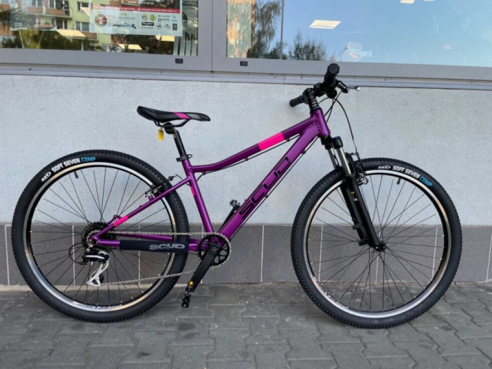 Dětské kolo Scud Umbra FS 27.5" 1x8 V-br, fial.15"