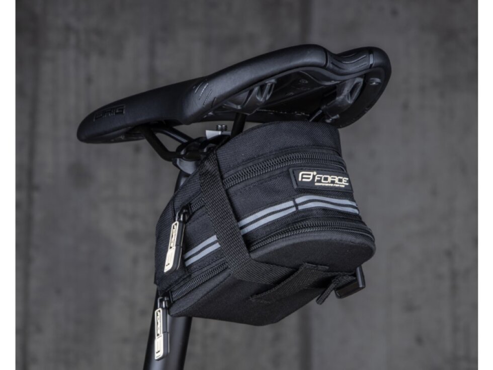 brašna pod sedlo FORCE WIDEN, černá