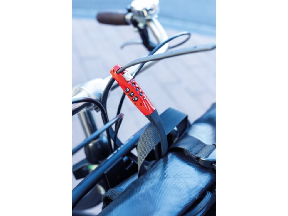 Zámek Abus Combiflex TravelGuard red