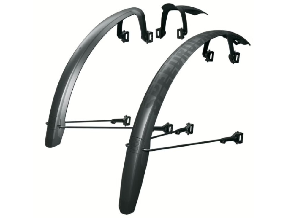 Blatníky SKS Speedrocker Gravel XL 28" Set,černé