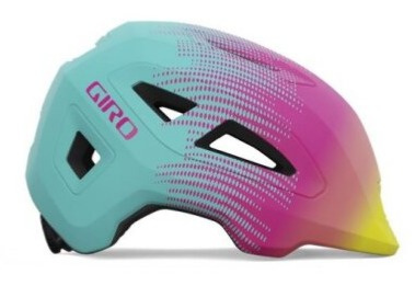 Dětská helma Giro Scamp II matte teal/pink towers