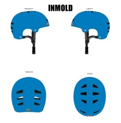 Helma O´Neal Dirt Lid ProFit Inmold Plain modrá M