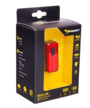Zadní blikačka Moon Helix Lite 100 lumenů