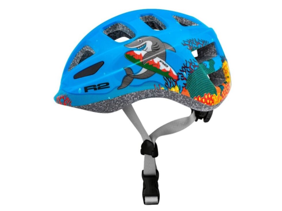Dětská helma R2 Bunny modrá,lesklá