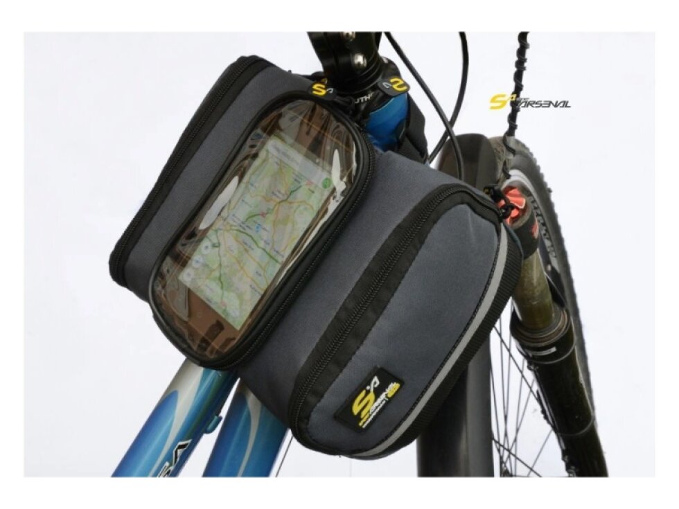 brašna na rám s kapsou na smartphone SPORT ARSENAL