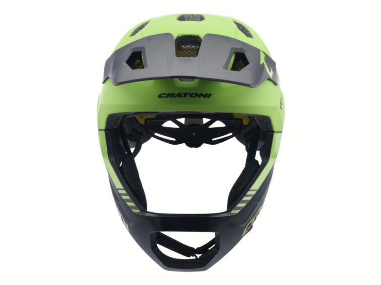 Dětská helma Cratoni MadCat Mips lime-black matt