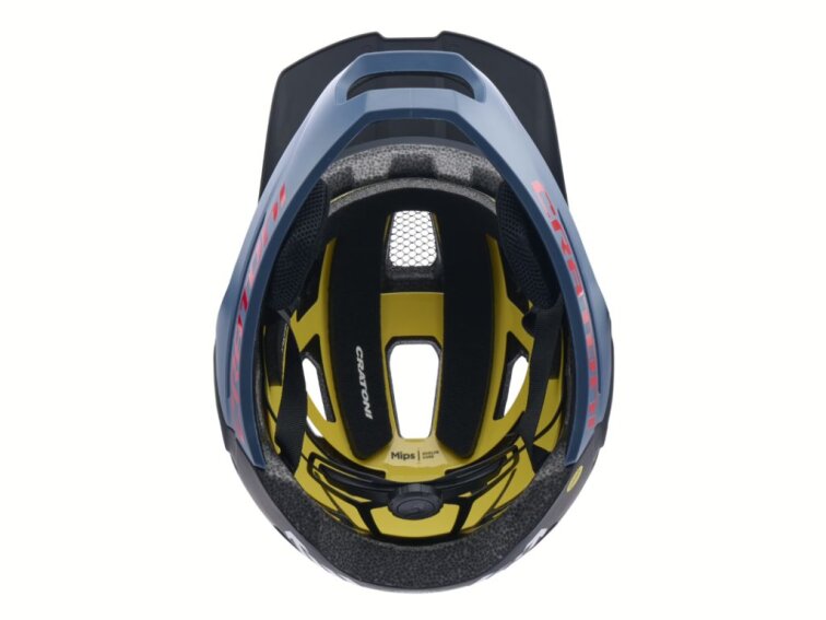 Dětská helma Cratoni MadCat Mips gunmetal-red matt