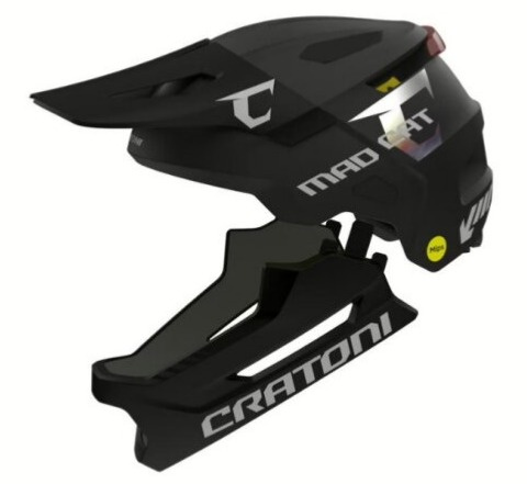 Dětská helma Cratoni MadCat Mips black matt