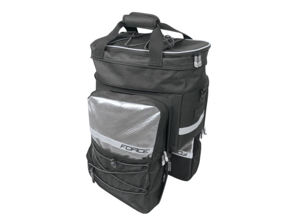 brašna FORCE LARGE na zadní nosič 20l