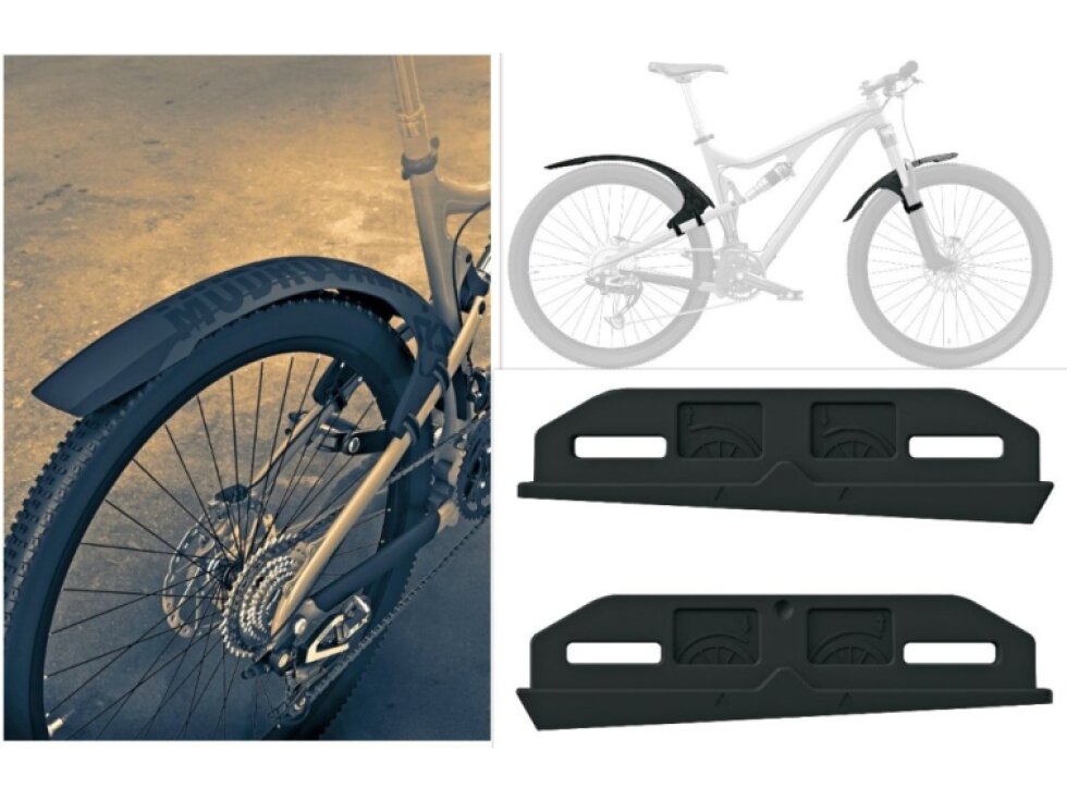 Blatník SKS MudRocker Rear černý matný