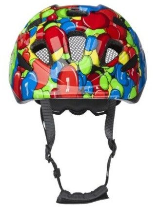 Dětská helma R2 Bunny lesklá neon zelená,modrá,čer