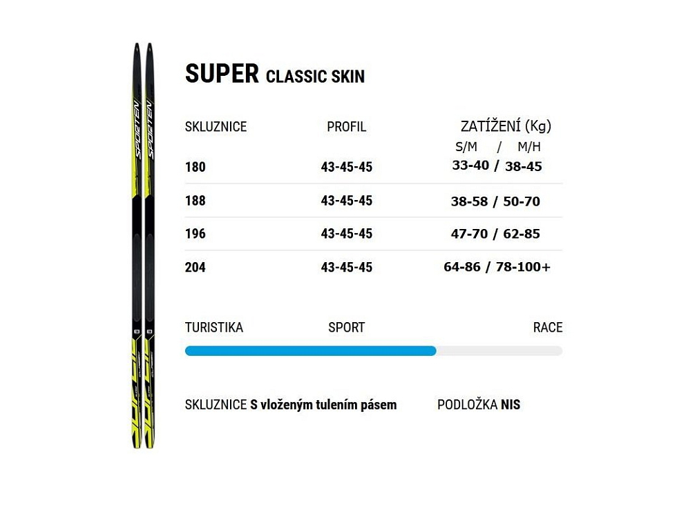 Běžky Sporten Super Classic SKIN M/H