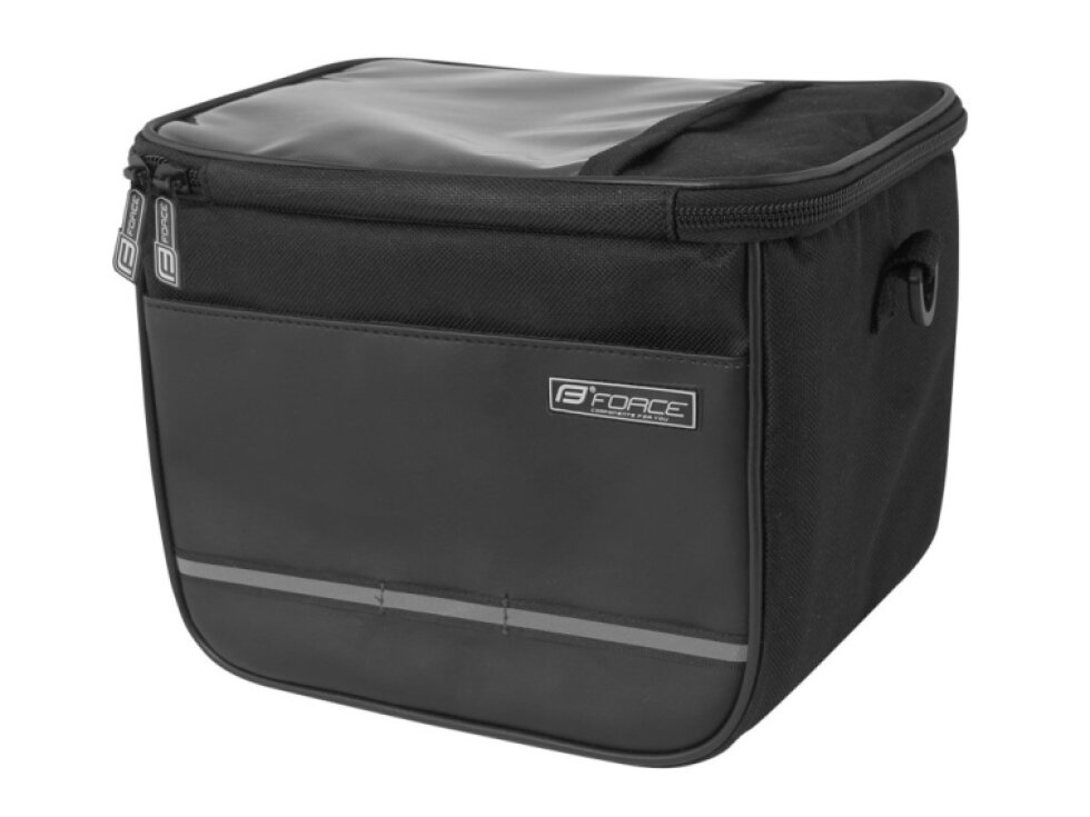 Brašna na řídítka Force Cube, černá