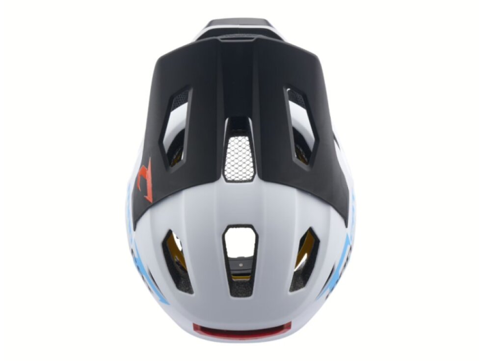 Dětská helma Cratoni MadCat Mips white/black matt