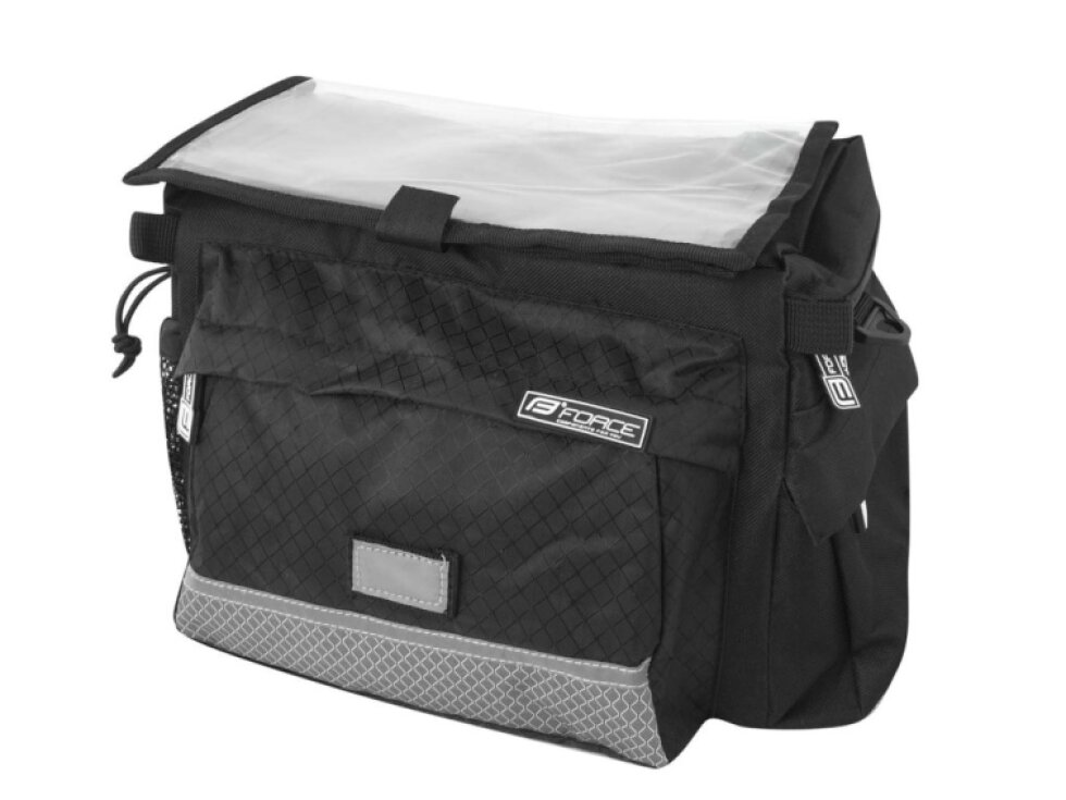 Brašna na řídítka FORCE Neky Klick 6 litrů,černá