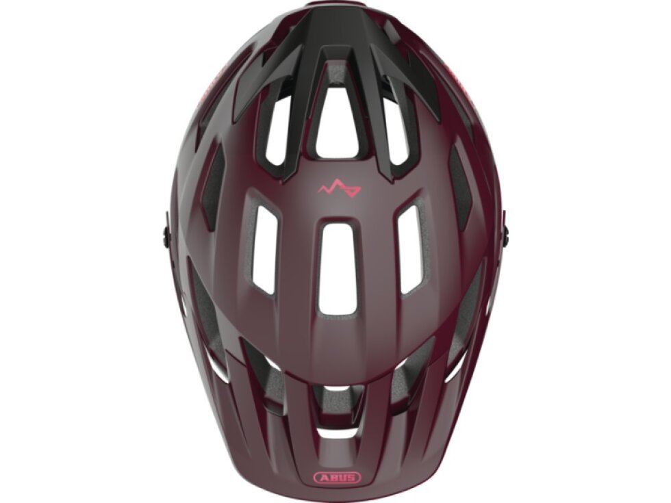Cyklistická helma Abus Moventor 2.0 wildberry red