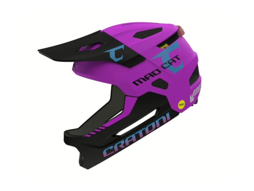 Dětská helma Cratoni MadCat Mips pink-black matt