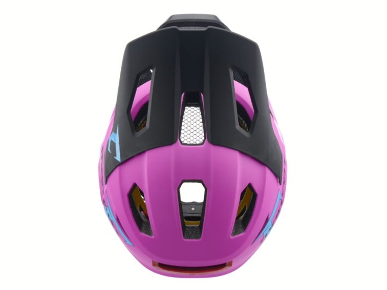 Dětská helma Cratoni MadCat Mips pink-black matt