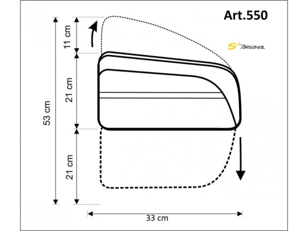 brašna na nosič SPORT ARZENAL art.550